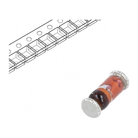 Diodă SMD 100V 200mA 4ns SOD80C 0,72V 500mW | Electronic-mag.ro | Componente Electronice