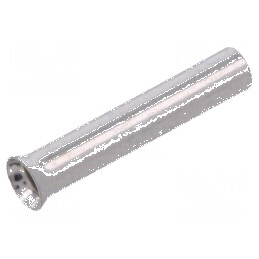 Vârf tub de capăt neizolat cupru 1,5mm² 12mm cositorit | Electronic-mag.ro | Componente Electronice
