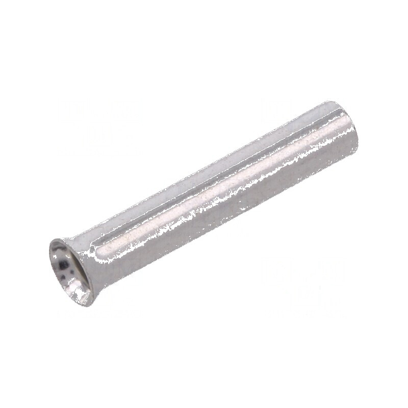 Vârf tub de capăt neizolat cupru 1,5mm² 12mm cositorit | Electronic-mag.ro | Componente Electronice