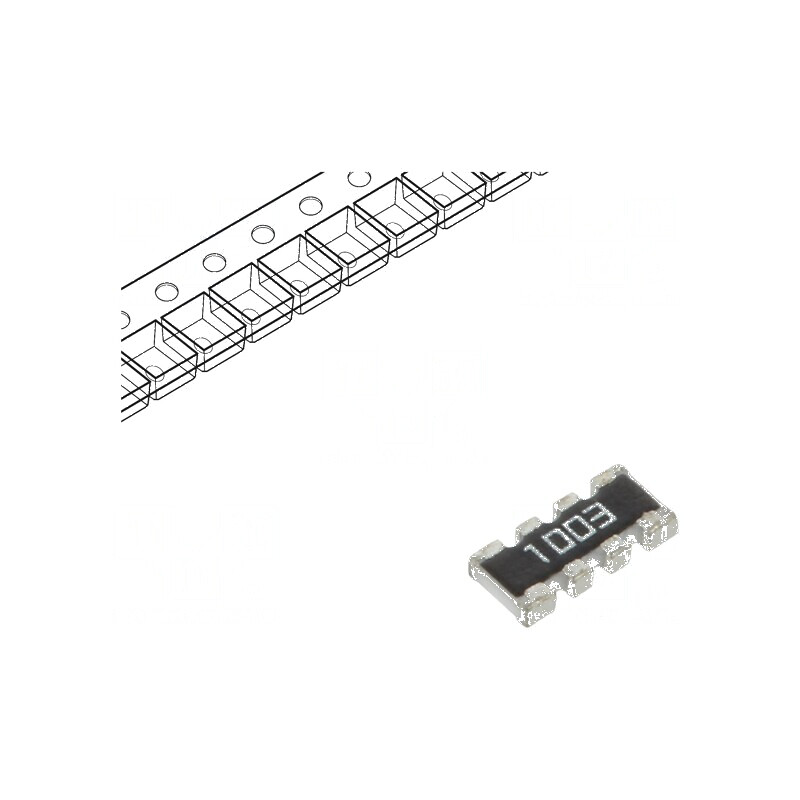Rezistor multipolar Y SMD 100kΩ ±1% 62,5mW 4 rezistori | Electronic-mag.ro | Componente Electronice Rezistor multipolar Y SMD 100kΩ ±1% 62,5mW 4 rezistori | Electronic-mag.ro | Componente Electronice
