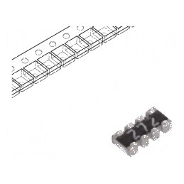 Rezistor SMD multipolar 2,7kΩ ±5% 62,5mW 4 rezistori | Electronic-mag.ro | Componente Electronice