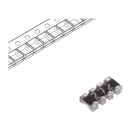 Rezistor SMD multipolar 2,7kΩ ±5% 62,5mW 4 rezistori | Electronic-mag.ro | Componente Electronice