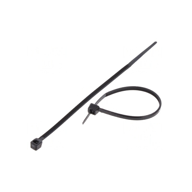 Colier de strângere poliamidă negru 100mm x 2,4mm 78,5N | Electronic-mag.ro | Componente Electronice Colier de strângere poliamidă negru 100mm x 2,4mm 78,5N | Electronic-mag.ro | Componente Electronice