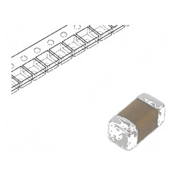Condensator ceramic MLCC 100nF 50V X7R ±10% SMD 0402 | Electronic-mag.ro | Componente Electronice
