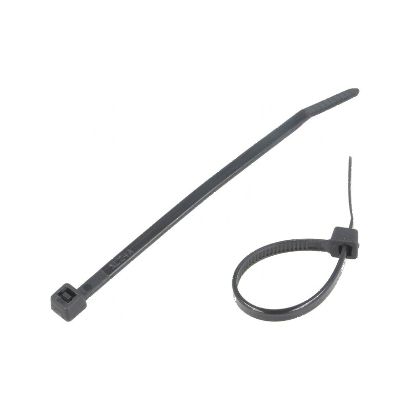 Colier de strângere poliamidă 100mm, 3,6mm, 177N, negru | Electronic-mag.ro | Componente Electronice Colier de strângere poliamidă 100mm, 3,6mm, 177N, negru | Electronic-mag.ro | Componente Electronice