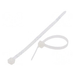 Colier de strângere poliamidă 100mm 3,6mm 177N naturală | Electronic-mag.ro | Componente Electronice