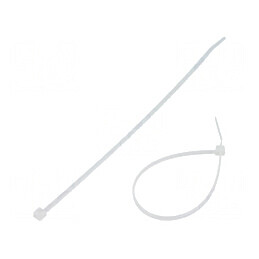 Colier de strângere poliamidă 160mm x 2,5mm 80N naturală | Electronic-mag.ro | Componente Electronice