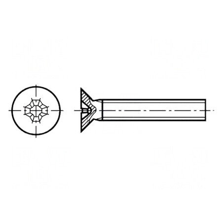 Şurub M2x5 îngropat Phillips PH1 oţel zincat DIN 965 | Electronic-mag.ro | Componente Electronice