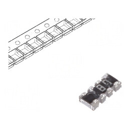 Rezistor SMD 680Ω ±5% 62,5mW Multipolar 4 Nr. | Electronic-mag.ro | Componente Electronice