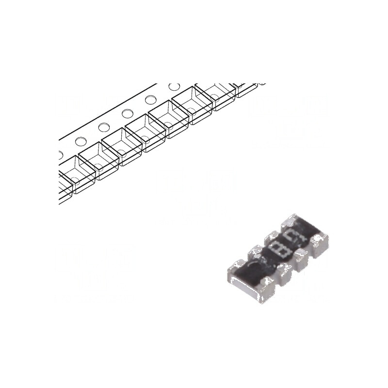 Rezistor SMD 680Ω ±5% 62,5mW Multipolar 4 Nr. | Electronic-mag.ro | Componente Electronice Rezistor SMD 680Ω ±5% 62,5mW Multipolar 4 Nr. | Electronic-mag.ro | Componente Electronice