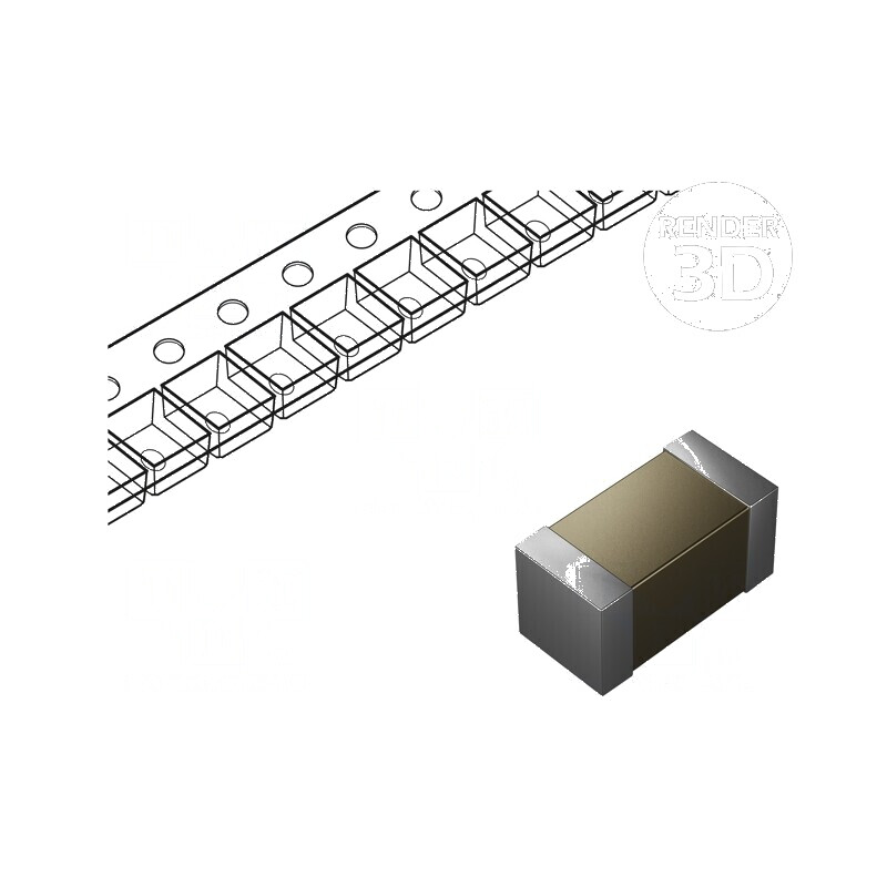 Condensator ceramic MLCC 10pF 25V C0G SMD 0201 ±0,5pF | Electronic-mag.ro | Componente Electronice
