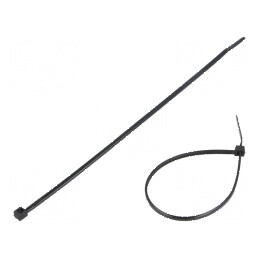 Colier de strângere poliamidă 160mm 2,5mm 80N negru | Electronic-mag.ro | Componente Electronice