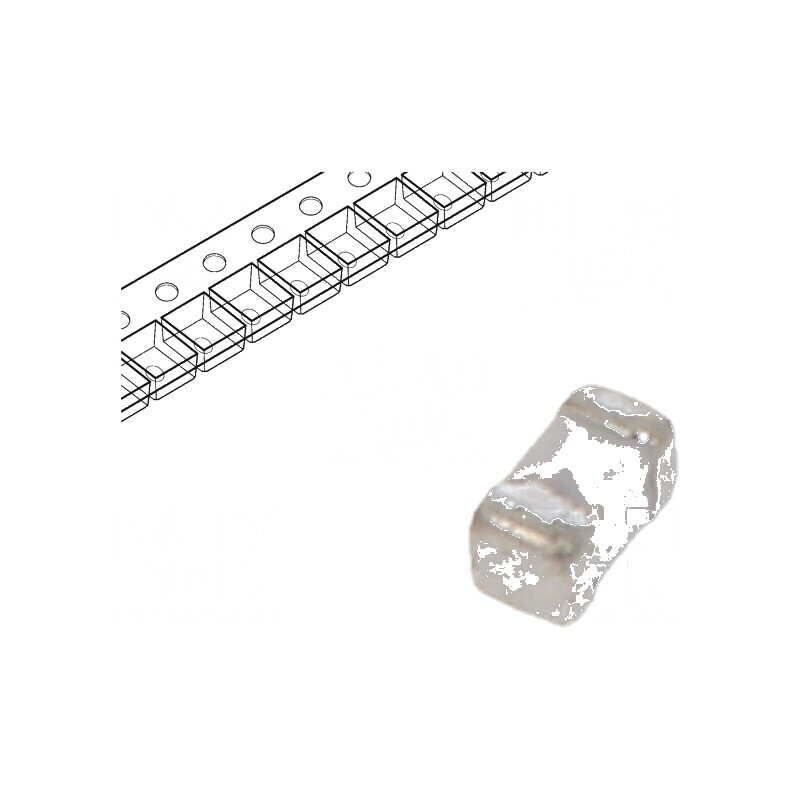 Condensator ceramic MLCC 100pF 50V C0G ±5% SMD 0402 | Electronic-mag.ro | Componente Electronice