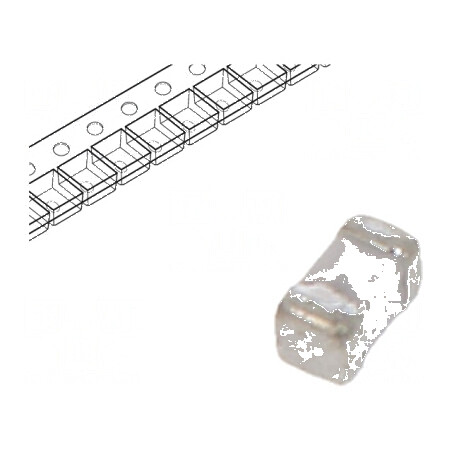 Condensator ceramic MLCC 100pF 50V C0G ±5% SMD 0402 | Electronic-mag.ro | Componente Electronice