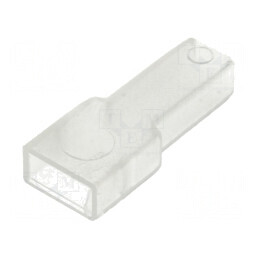 Carcase terminale mamă 6,3mm pentru conectori - 1 pistă | Electronic-mag.ro | Componente Electronice