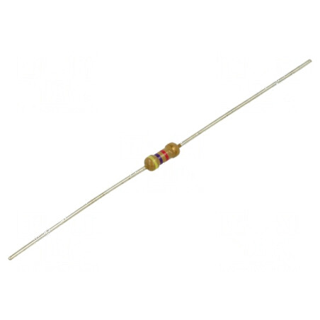 Rezistor carbon 4,7kΩ 250mW ±5% axial Ø2,4x6,3mm | Electronic-mag.ro | Componente Electronice