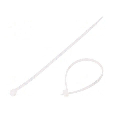 Colier de strângere poliamidă 120mm 2,5mm 80N naturală | Electronic-mag.ro | Componente Electronice