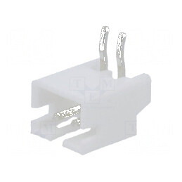 Conector cablu-placă soclu tată PIN 2 Pas 2mm THT 100V 2A | Electronic-mag.ro | Componente Electronice