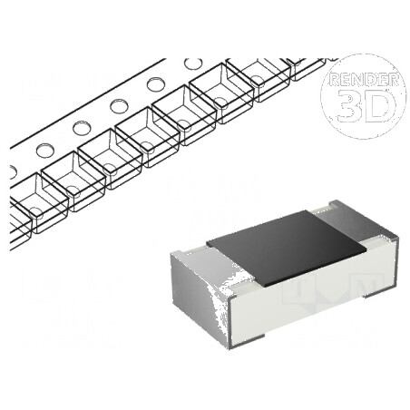 Rezistor thick film 0603 127kΩ 100mW ±1% 100ppm/°C | Electronic-mag.ro | Componente Electronice
