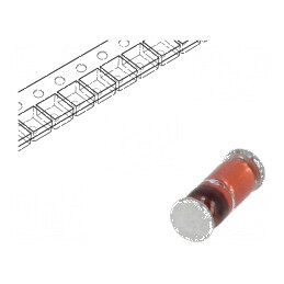 Diodă SMD 100V 200mA 4ns SOD80C Ufmax 1V Ifsm 2A | Electronic-mag.ro | Componente Electronice