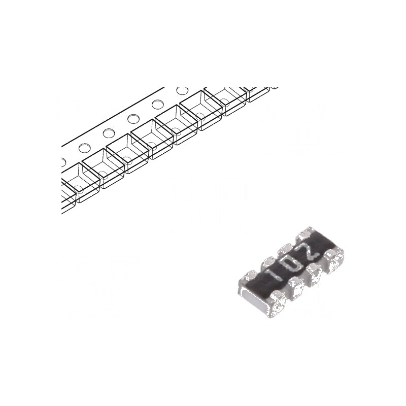 Rezistor multipolar Y SMD 1kΩ ±5% 62,5mW 4 rezistori | Electronic-mag.ro | Componente Electronice Rezistor multipolar Y SMD 1kΩ ±5% 62,5mW 4 rezistori | Electronic-mag.ro | Componente Electronice