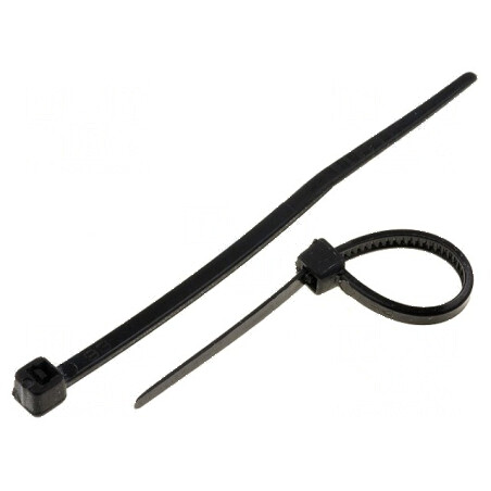 Colier de strângere poliamidă L: 62mm W: 2,4mm negru 78,5N | Electronic-mag.ro | Componente Electronice
