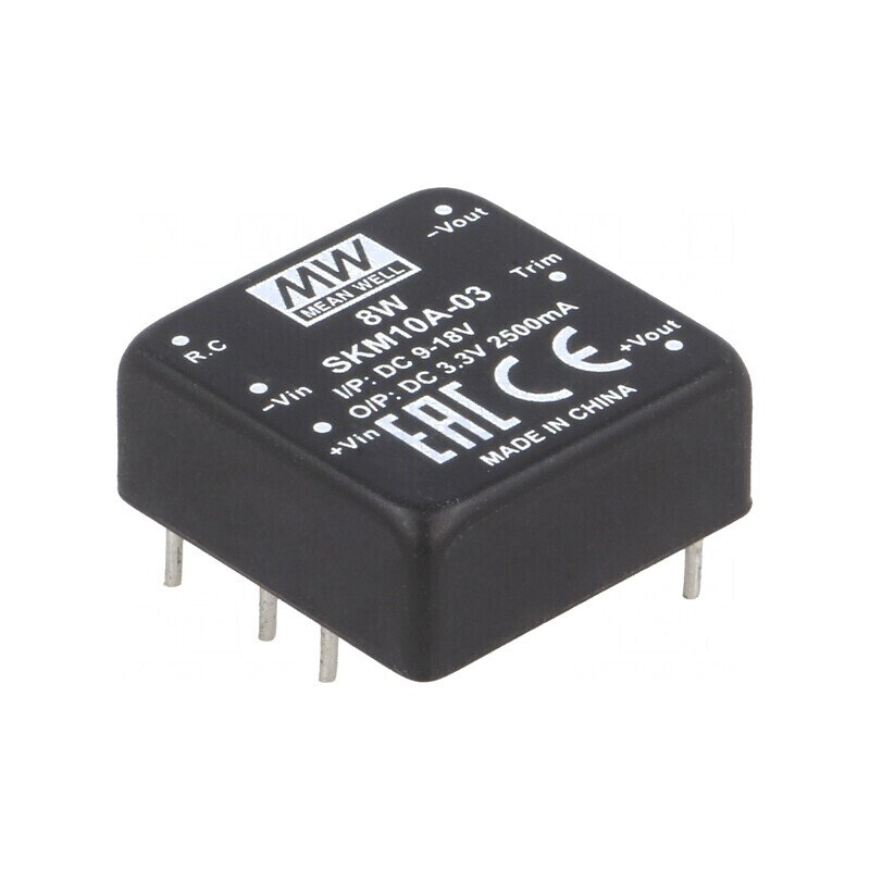 Convertor DC/DC 10W 9-18V la 3,3V 2500mA THT | Electronic-mag.ro | Componente Electronice Convertor DC/DC 10W 9-18V la 3,3V 2500mA THT | Electronic-mag.ro | Componente Electronice