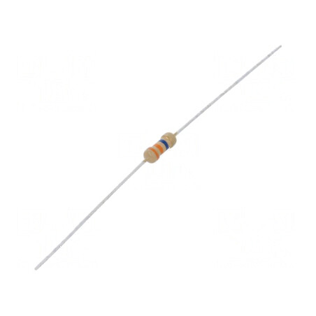 Rezistor carbon THT 33MΩ 500mW ±10% Ø2,3x6mm axial | Electronic-mag.ro | Componente Electronice