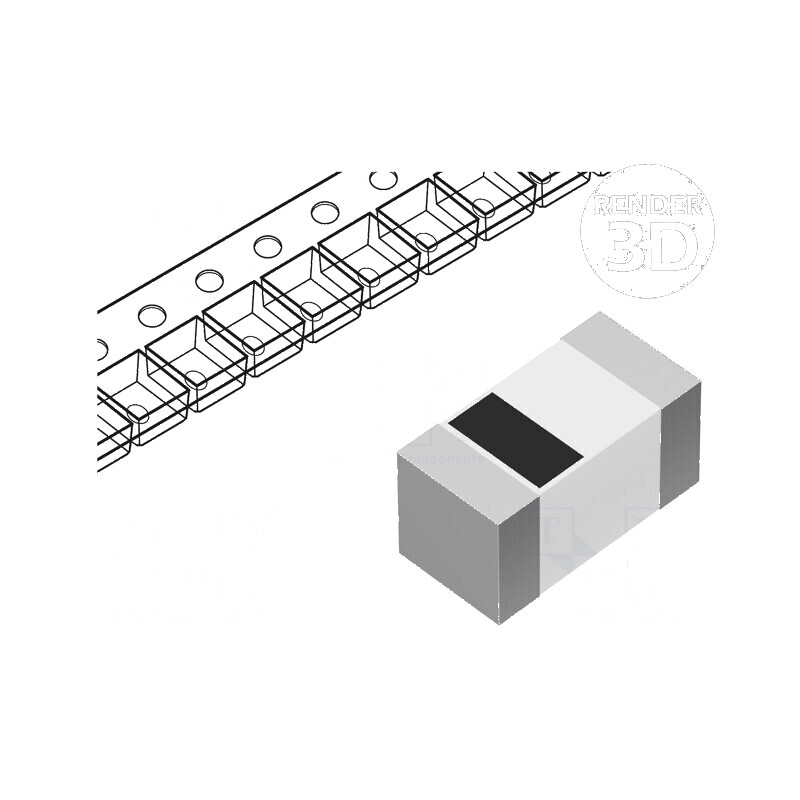 Inductor ceramic SMD 0402 1nH 400mA 100mΩ 100MHz | Electronic-mag.ro | Componente Electronice