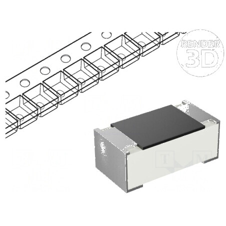 Rezistor SMD 100kΩ 31,25mW ±5% 01005 thick film -55÷125°C | Electronic-mag.ro | Componente Electronice
