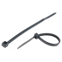 Colier de strângere poliamidă L: 80mm W: 2,4mm 78,5N negru | Electronic-mag.ro | Componente Electronice