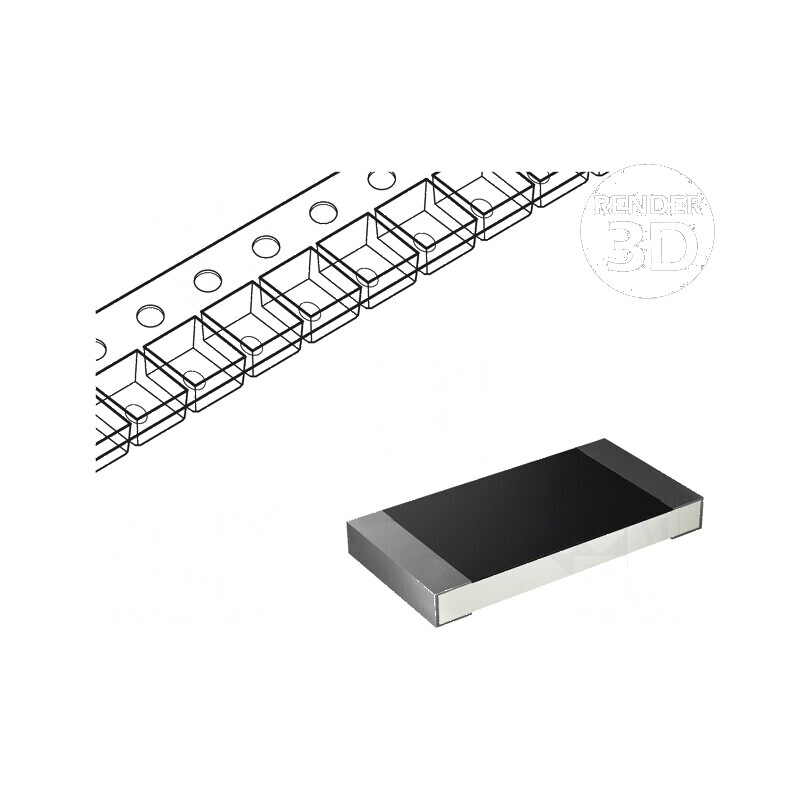 Rezistor thick film 0603 93,1Ω 100mW ±1% 100ppm/°C | Electronic-mag.ro | Componente Electronice Rezistor thick film 0603 93,1Ω 100mW ±1% 100ppm/°C | Electronic-mag.ro | Componente Electronice