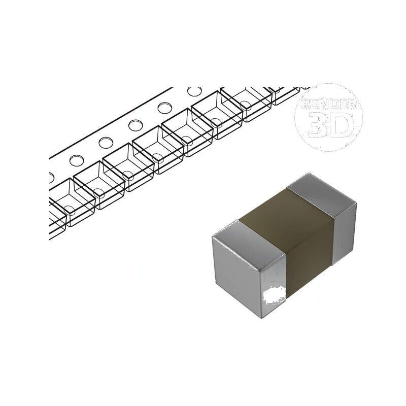 Condensator ceramic MLCC 15pF 25V C0G NP0 ±5% SMD 01005 | Electronic-mag.ro | Componente Electronice