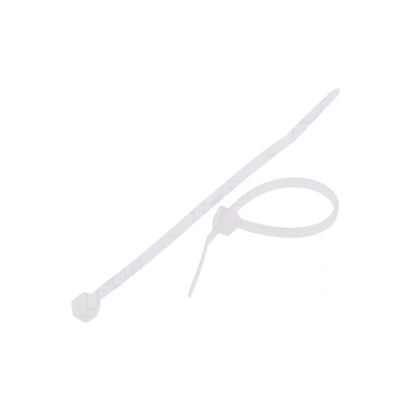 Colier de strângere poliamidă 60mm, 2,5mm, 80N natural | Electronic-mag.ro | Componente Electronice