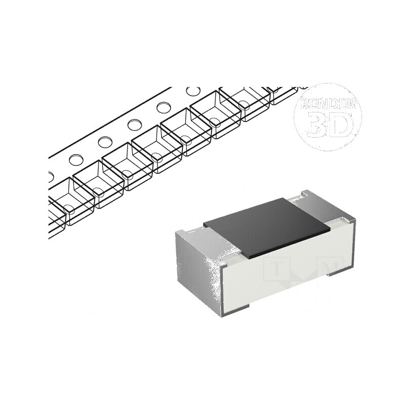 Rezistor SMD 0402 2kΩ 62,5mW ±5% -55÷155°C | Electronic-mag.ro | Componente Electronice
