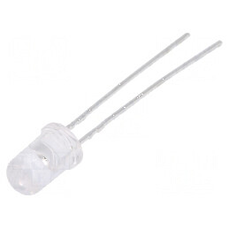 LED 5mm portocalie 680-2500mcd 30° convex | Electronic-mag.ro | Componente Electronice