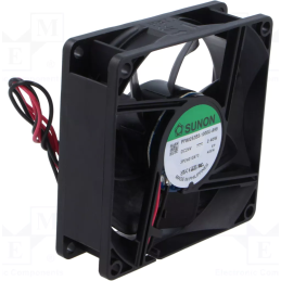 Ventilator DC axial 24V 80x80x25mm 90,05m3/h 42,5dBA cu bilă | Electronic-mag.ro | Componente Electronice