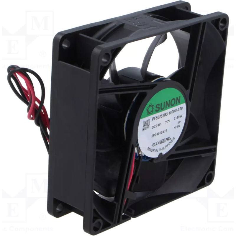 Ventilator DC axial 24V 80x80x25mm 90,05m3/h 42,5dBA cu bilă | Electronic-mag.ro | Componente Electronice Ventilator DC axial 24V 80x80x25mm 90,05m3/h 42,5dBA cu bilă | Electronic-mag.ro | Componente Electronice