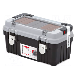 Ladă pt. unelte negru și gri OPTIMA | Electronic-mag.ro | Componente Electronice