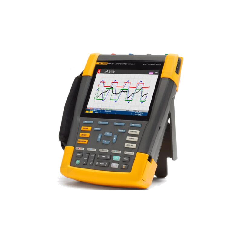 Scopometre; 200MHz; 8bit; color,LCD; Ch: 4; 2,5Gsps; 10kpts/ch; IP51 Scopometre; 200MHz; 8bit; color,LCD; Ch: 4; 2,5Gsps; 10kpts/ch; IP51