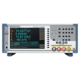 Punte RLC; Exactit.măs: ±0,05%; LCD TFT 7"; 6 cifre; 800x480