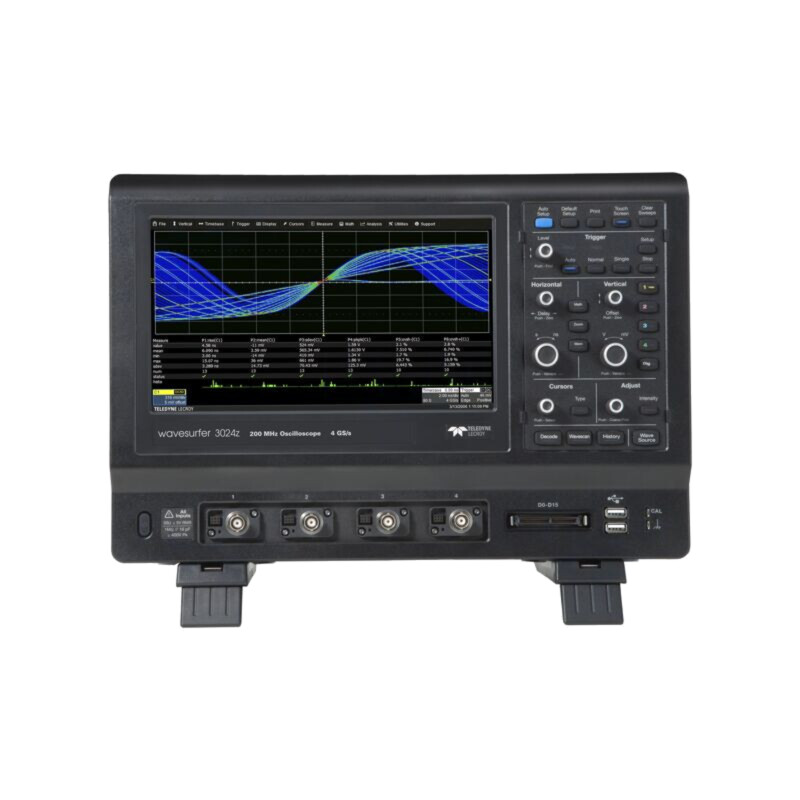 Osciloscop: digital; Ch: 4; 200MHz; 2Gsps; 10Mpts; 2n÷100s/div