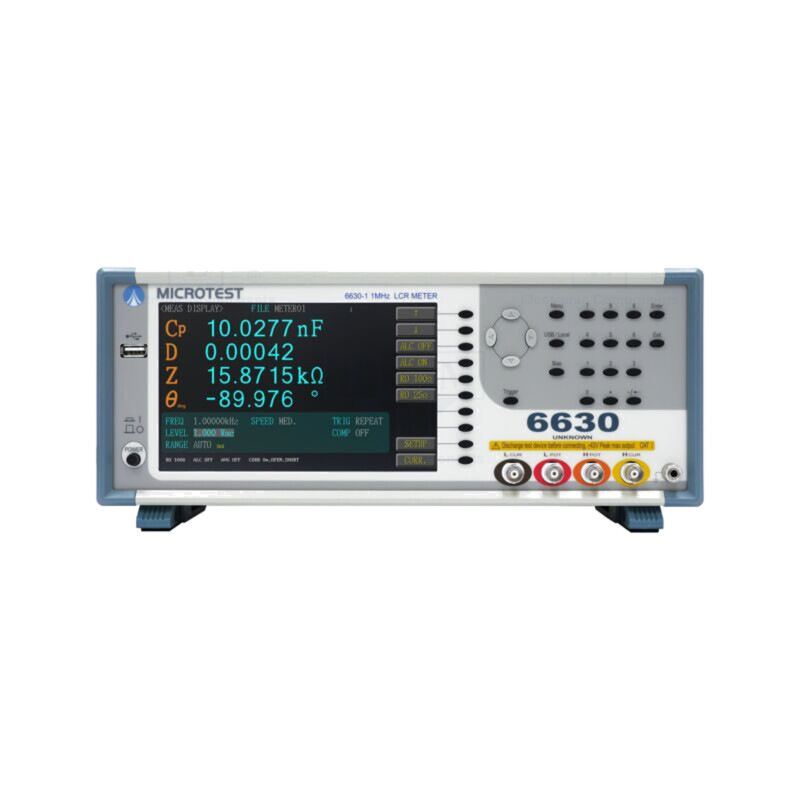 Punte RLC; Exactit.măs: ±0,05%; LCD TFT 7"; 6 cifre; 800x480 Punte RLC; Exactit.măs: ±0,05%; LCD TFT 7"; 6 cifre; 800x480