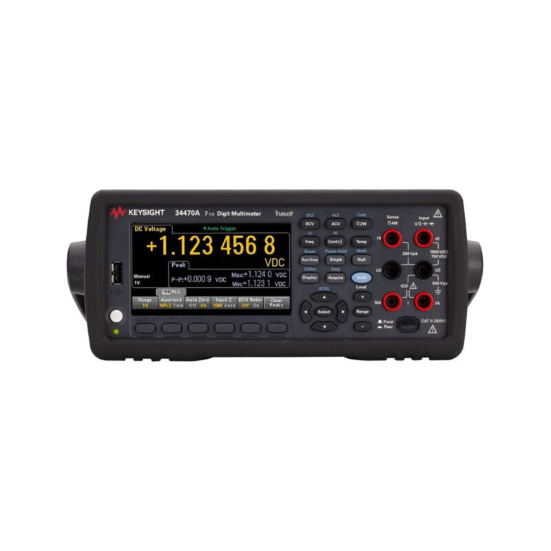 Multimetru de masă; LCD TFT 4,3"; 7,5 cifre; 480x272; 3÷300kHz Multimetru de masă; LCD TFT 4,3"; 7,5 cifre; 480x272; 3÷300kHz