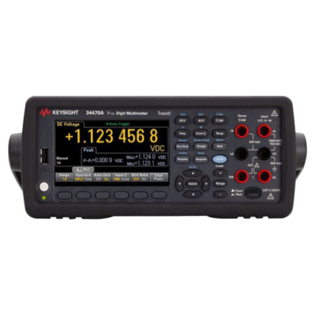 Multimetru de masă; LCD TFT 4,3"; 7,5 cifre; 480x272; 3÷300kHz