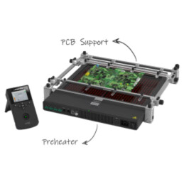 Preîncălzitor; 1,8kW; 360x277mm; 230VAC; 50÷250°C; ESD