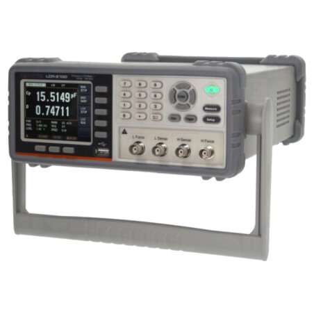 Punte RLC; LCD 3,5"; 1E-05÷99,999MΩ; 1E-05pF÷9999,99mF; LCR-6000