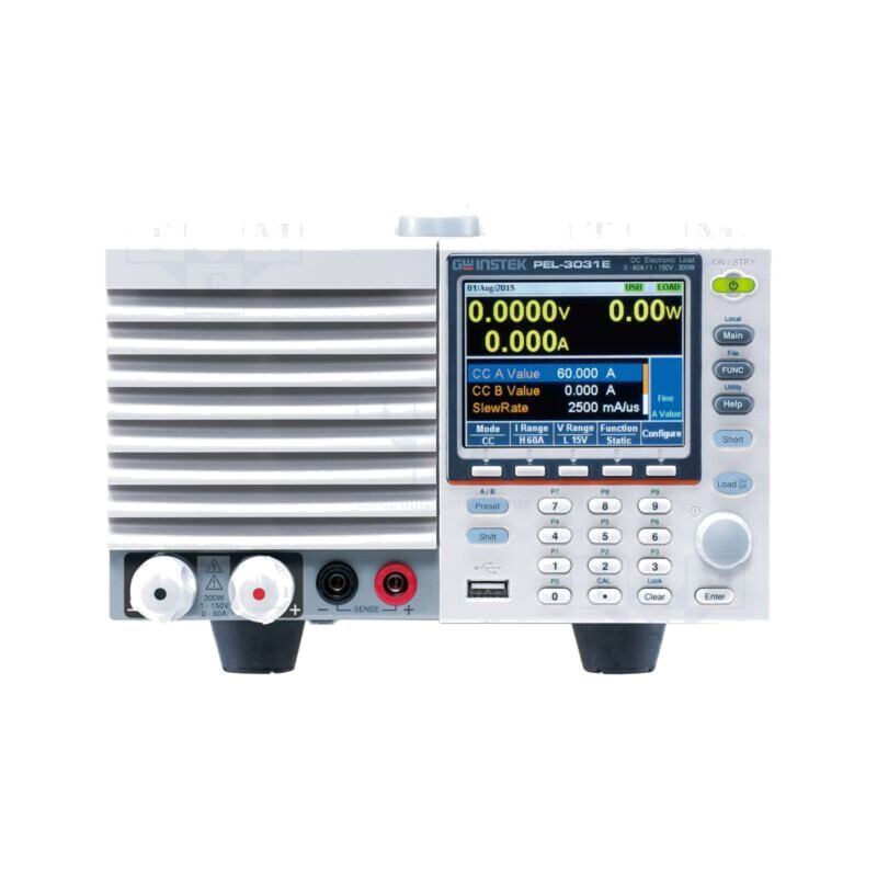 Sarcină electronică; 1÷150V; 0÷60A; 300W; PEL-3000E; 100÷240VAC