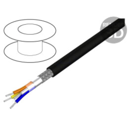 Cablu; Alpha Essential Flexing Ethernet,S/FTP; 4x22AWG; 5e; Cu