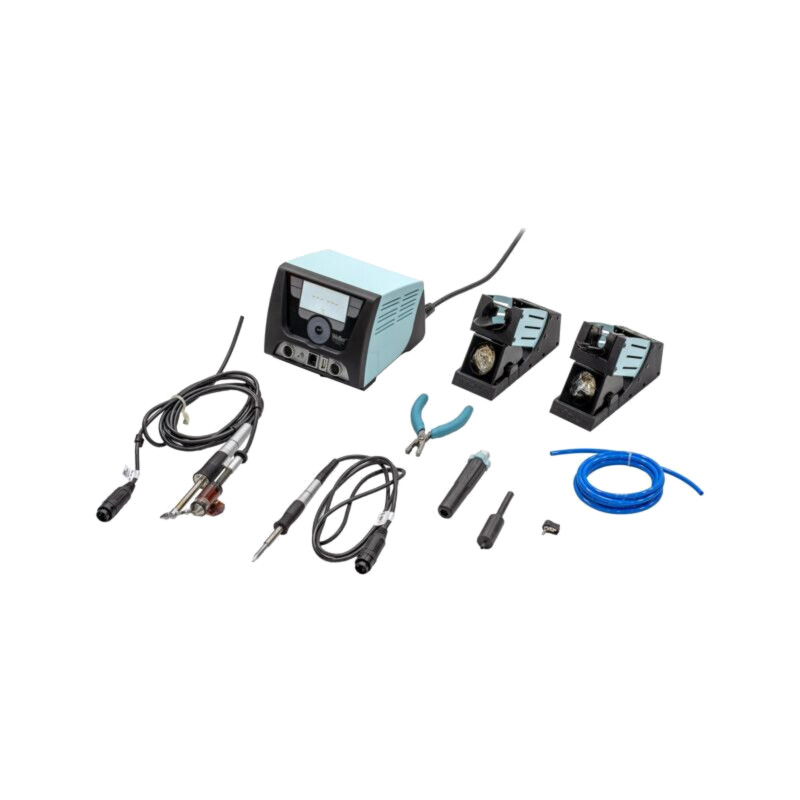 Staţie de lipit-dezlipit; 255W; 120W; 120W; 50÷550°C; 230VAC; Ch: 2